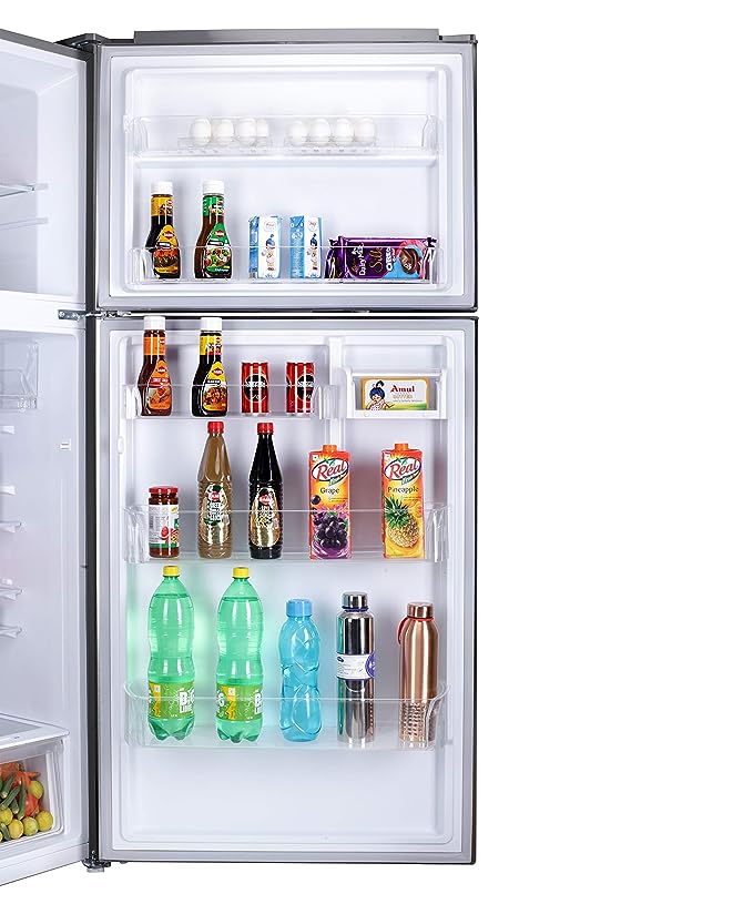 CROMA 541 L 2 Star (2020) Inverter Frost Free Double Door Refrigerator (CRAR2525, Silver)(OPEN BOX) CROMA 541 L 2 Star (2020) Inverter Frost Free Double Door Refrigerator (CRAR2525, Silver)(OPEN BOX)
